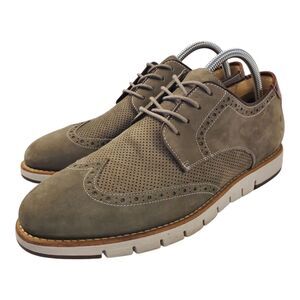 Johnston & Murphy 9 Decatur Saddle Shoes Oxfords Leather Suede Brown Formal Johnston & Murphy J&M Est 1850 Men main image 3